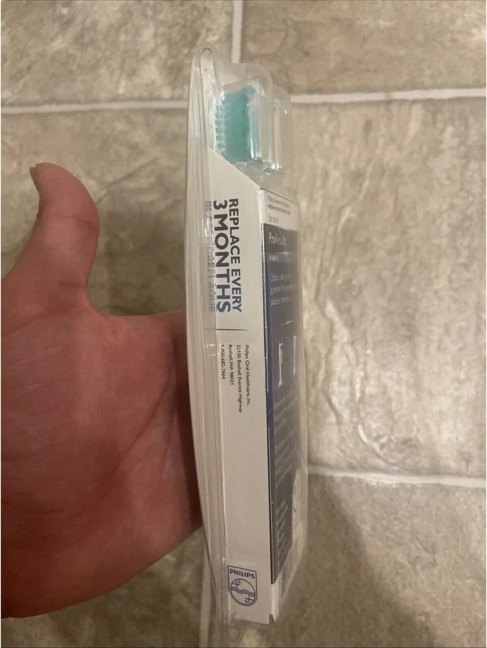 Philips Sonicare 3 Pack ProResults Brush Heads Diamond Clean Toothbrush HX6013